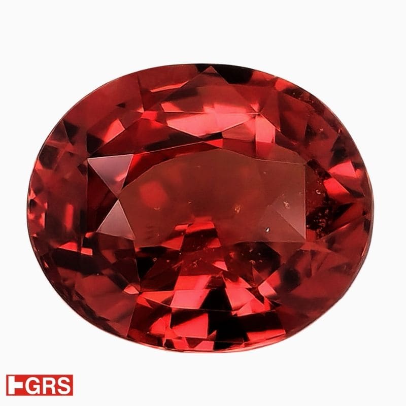 Natural padparadscha sapphire gemstone