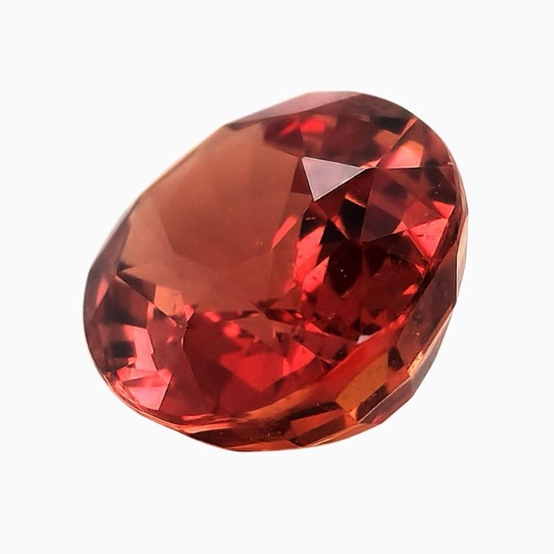 Natural padparadscha sapphire gemstone