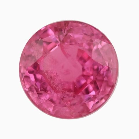 Natural pink spinel gemstone
