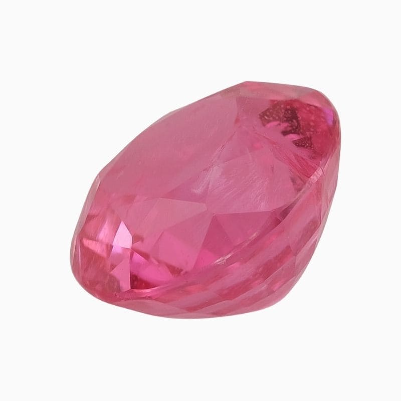 Natural pink spinel gemstone
