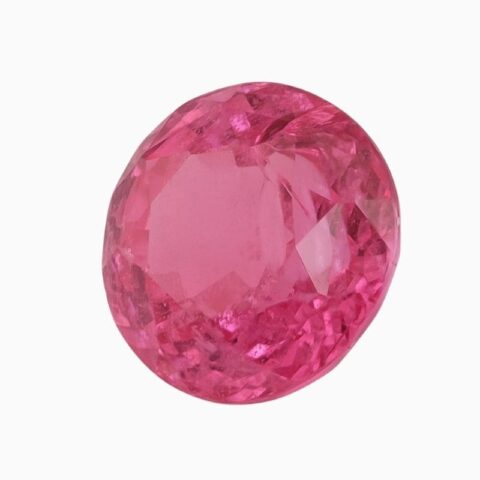 Natural pink spinel gemstone