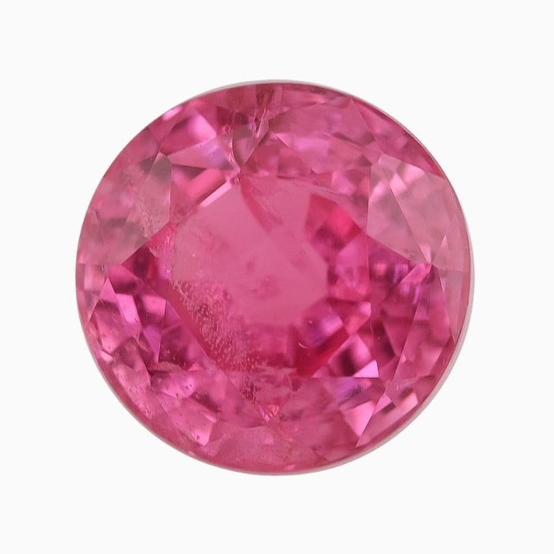 Natural pink spinel gemstone