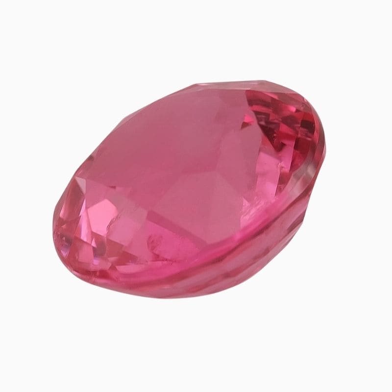 Natural pink spinel gemstone