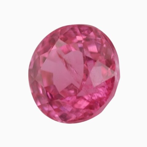 Natural pink spinel gemstone