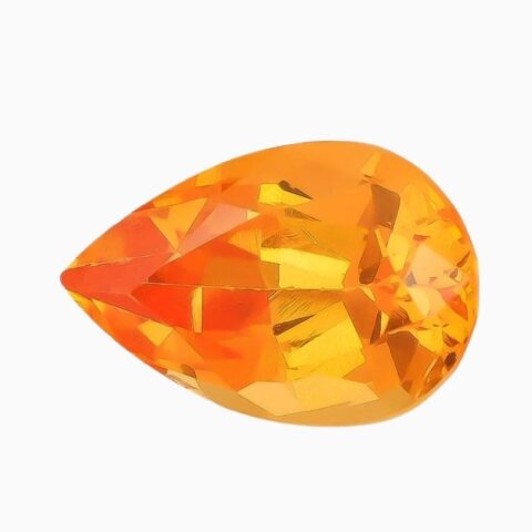 natural natural mandarin garnet 1 16 carats gemstone