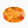 natural natural mandarin garnet 1 43 carats gemstone