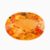 natural natural mandarin garnet 1 43 carats gemstone