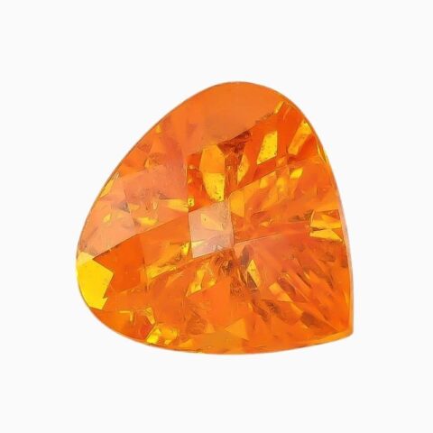natural natural mandarin garnet 2 33 carats gemstone