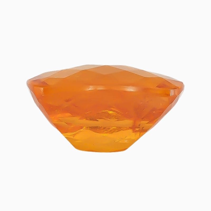 natural natural mandarin garnet 3 32 carats gemstone