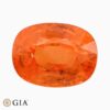 natural mandarin garnet gemstone, buy mandarin garnet online, cushion mandarin garnet, orange mandarin garnet, loose gemstone Natural Mandarin Garnet gemstone