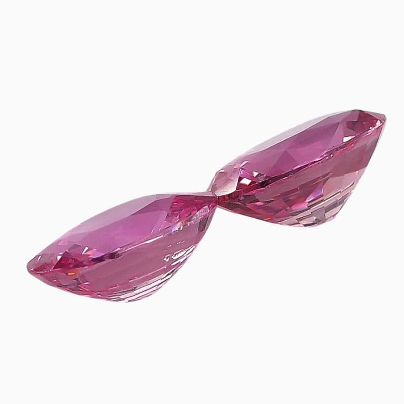 pink sapphire matching pair gemstone