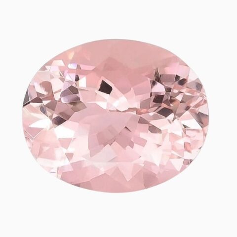 Natural morganite gemstone