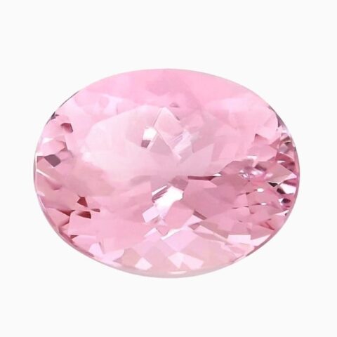 Natural morganite gemstone