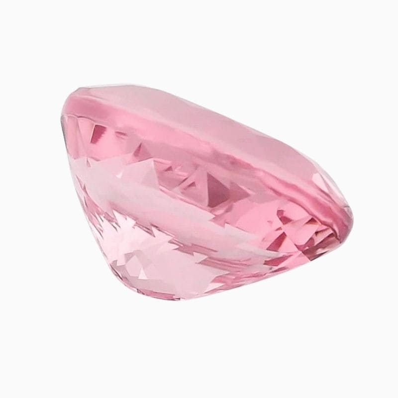 Natural morganite gemstone