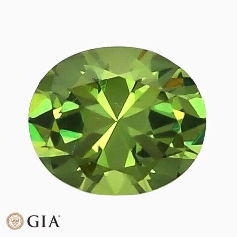 Natural Namibian Demantoid Garnet gemstone