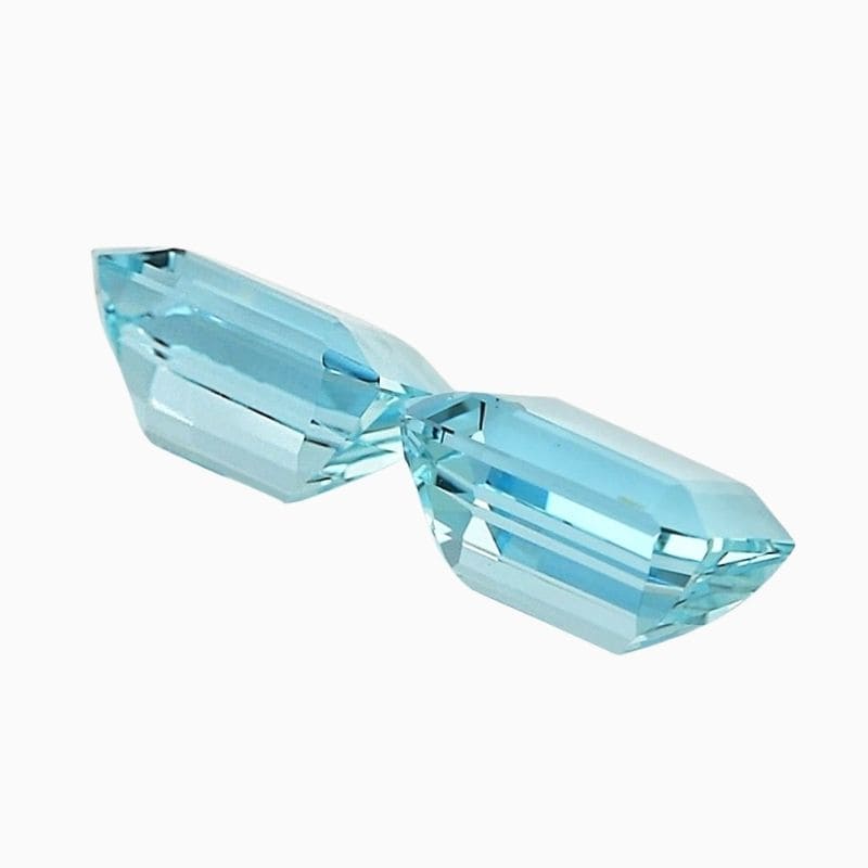 aquamarine matching pair