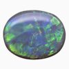Natural Australian black opal gemstone