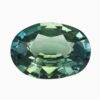 Natural blue-green sapphire gemstone