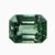 Natural blue-green sapphire