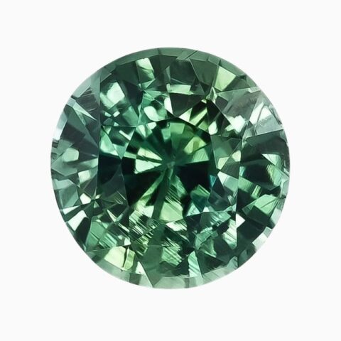 Natural blue-green sapphire