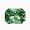 Natural blue-green sapphire gemstone