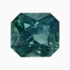 Natural blue-green sapphire gemstone