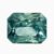 Natural blue-green sapphire