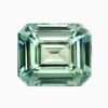 Natural blue-green sapphire gemstone