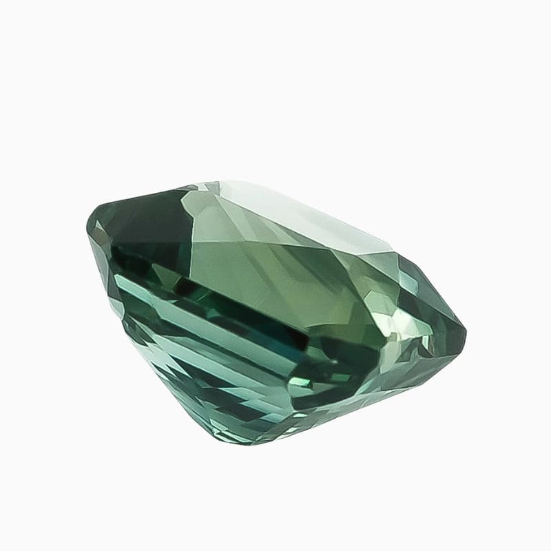 Natural blue-green sapphire
