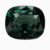 Natural dark blue green spinel gemstone