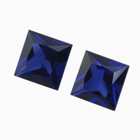 Natural blue sapphire matching pair