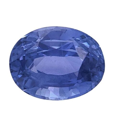 Natural blue sapphire gemstone