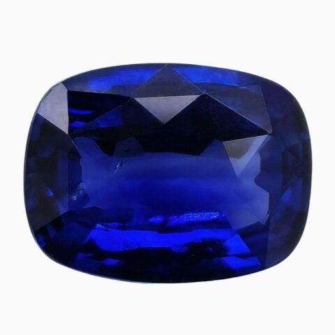 Natural heated blue sapphire gemstone