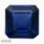 Natural blue sapphire gemstone