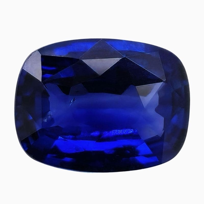 Natural heated blue sapphire gemstone