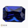 Natural blue sapphire gemstone