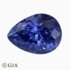 Natural blue sapphire gemstone