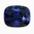 Natural blue sapphire gemstone