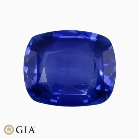Natural heated blue sapphire gemstone
