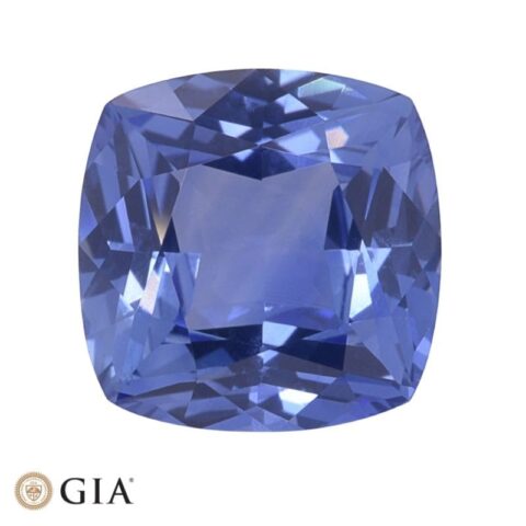 Natural blue sapphire gemstone