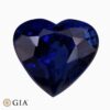 Natural blue sapphire gemstone
