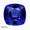 Natural blue sapphire gemstone