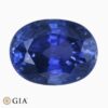 Natural sapphire gemstone