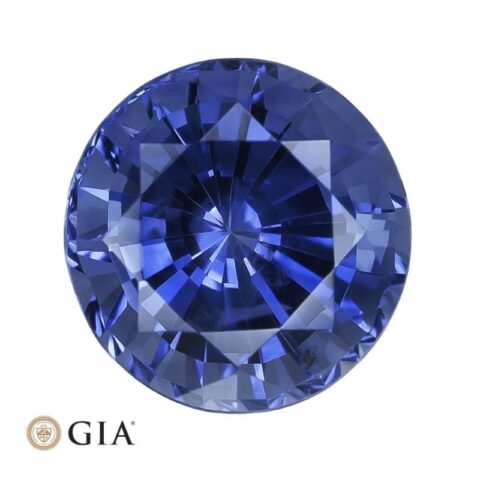Natural heated blue sapphire gemstone