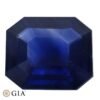 Natural heated blue sapphire gemstone
