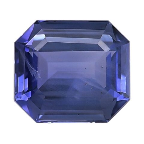 Natural blue sapphire gemstone