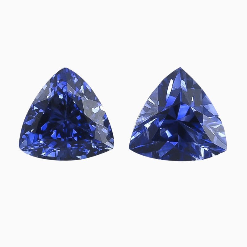 Natural Blue Sapphire Matching Pair 1.42 carats - Image 2