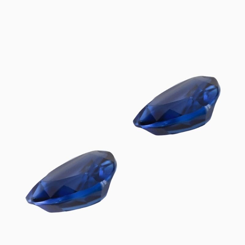 blue sapphire matching pair