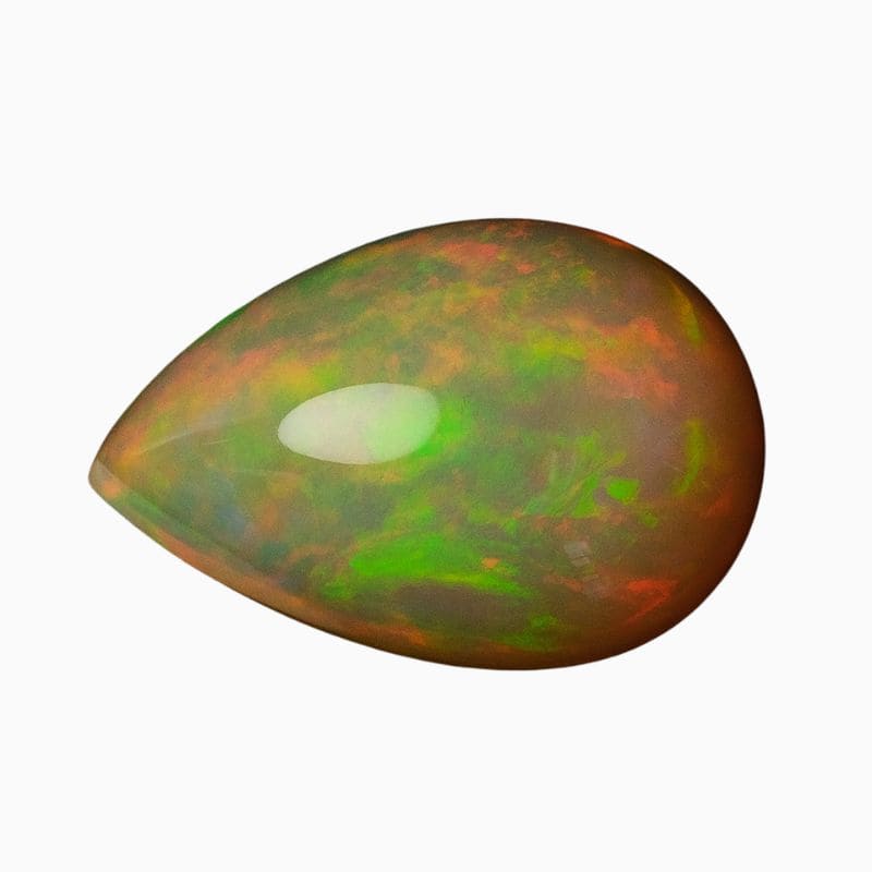 Natural Brazilian opal gemstone