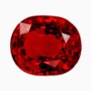 Natural red spinel gemstone